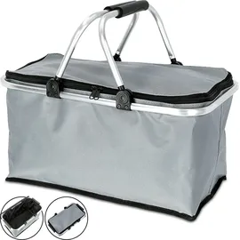 Cepewa Einkaufskorb grau 30 L