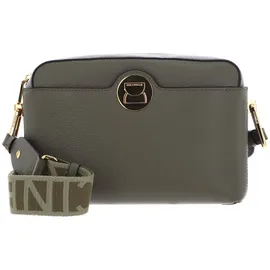 Coccinelle Umhängetasche Liya Signature Crossbody Grained Leather Laurel Green