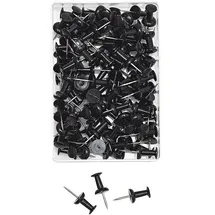 Wedo Stecknadeln Metall Schwarz 100 Stück