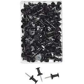 Wedo Stecknadeln Metall Schwarz 100 Stück
