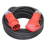 CEE Starkstromkabel 400V 16A 5x1,5mm2 H07RN-F mit MENNEKES Phasenwender Stecker und Kupplung -20m-