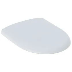 Geberit Renova WC-Sitz Befestigung von oben, Absenkautomatik, o. Quick-Release-Scharniere, Befestigung von oben, Weiß/glänzend 573025000