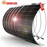 6x 100W Solarpanel 12v Flexibles Monokristallines Solarmodul für Haus/Wohnwagen/Van/Boot/Batterie/Garten