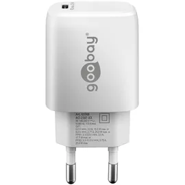 goobay USB-CTM PD Schnellladegerät (25 W) weiß