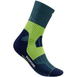 Bauerfeind Sports Damen Trail Run Mid Cut Socks blau