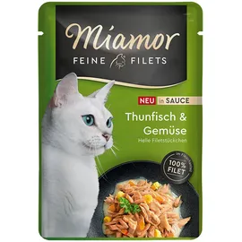 Miamor Feine Filets Thunfisch & Gemüse in Sauce 24 x 100 g