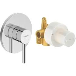 Duravit, Badarmatur, Circle Einhebelmischer Set, Unterputz, Verbraucher 1, Chrom, CE4210007010