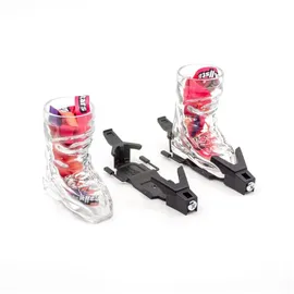 Deggelbam WELTNEUHEIT 1 Stück Schnapsglas Ski Form mit Bindung ! Der absolute Hingucker auf jeder ApresSki Party. Perfekt als Geburtstagsgeschenk! 4cl schwarz (Ein Skiglas im Lieferumfang)