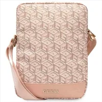 GUESS PU G Cube Wallet Universal 25,40cm 10" Rosa GCube Stripe Tablet Bag