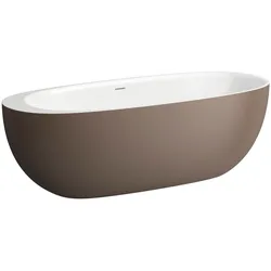 Laufen „ILBAGNOALESSI“ in Kaffee matt / Weiß matt