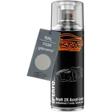 TRISTARcolor RAL 7036 Platingrau glänzend 2K Acryl Spraydose Sprühdose Spritzlack Sprühlack 400 ml schnelltrocknend