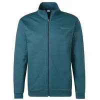 bench. loungewear Bench. Sweatjacke mit seitlichen Eingrifftaschen, aus leichter und bequemer Sweatware, Gr. 44/46 (S), petrol-meliert, , 78454734-44