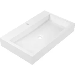 Waschtisch Julia (Ausführung: Design-Waschtisch JULIA 500x100x420 mm Mineralguss weiß)