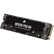 Corsair MP600 PRO NH 8 TB PCIe Gen4 x4 NVMe M.2-SSD – Hochdichter TLC NAND – M.2 2280-Formfaktor – Kompatibel mit DirectStorage – Bis zu 7.000 MB/s – Ohne Kühlkörper – Schwarz