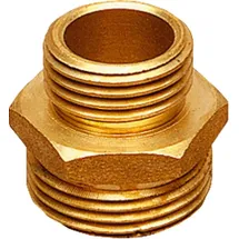 Geka Gewindenippel Messing 1/2'' AG x 3/8'' IG