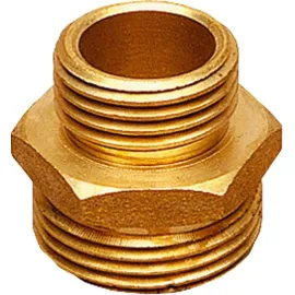 Geka Gewindenippel Messing 1/2'' AG x 3/8'' IG