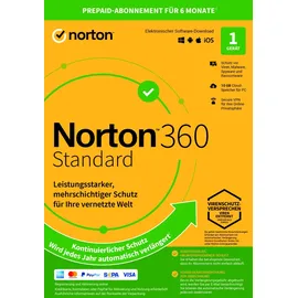 NortonLifeLock Norton 360 Standard - 1 Gerät - KEIN ABO