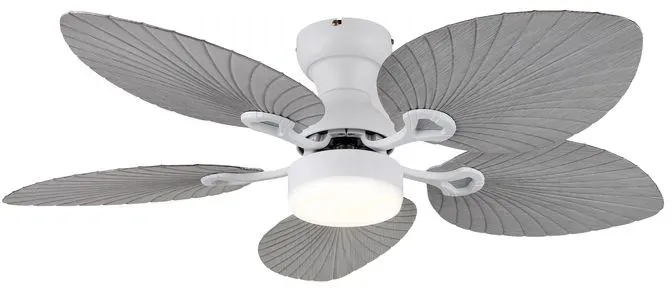 Globo Deckenventilator Elise Alu, Eisen, Stahl & Metall Grau