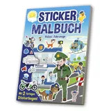 Media Verlag Mal- & Stickerbuch: Polizei