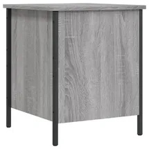 vidaXL Sitzbank Grau 40 x 42,5 x 50 cm