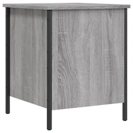 vidaXL Sitzbank Grau 40 x 42,5 x 50 cm