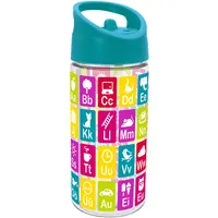 Geda Labels (INFKH) Unisex Jugend Trinkflasche Anlauttabelle 450ml, Mehrfarbig,