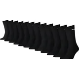 Puma Sport Crew 12er Pack schwarz 35-38
