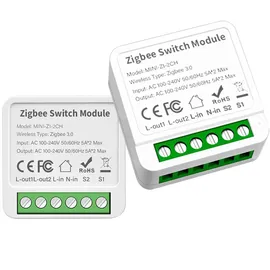 Aubess Smart Switch Zigbee-Modul – 2 Kanäle,