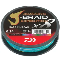 Daiwa J-Braid Expedition X8E 0.06mm, 150m Smash orange