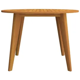 vidaXL Gartentisch Ø 110 x 75 cm Braun