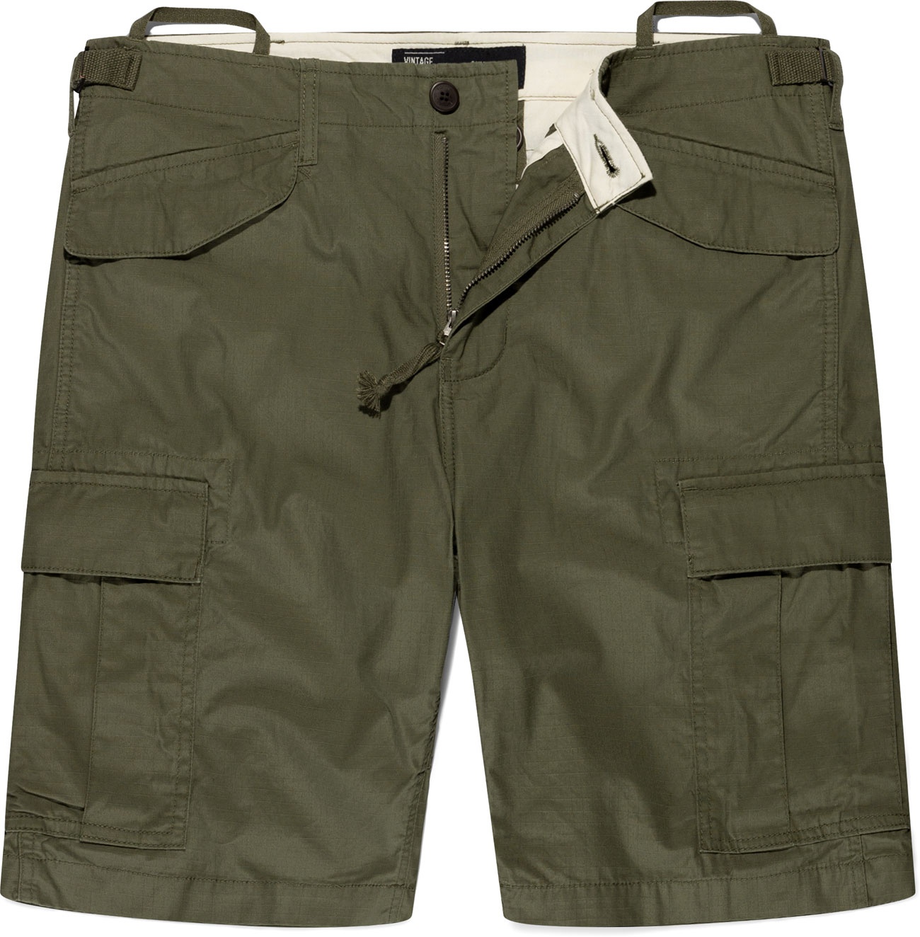 Vintage Industries Anderson, short cargo - Clair Olive - XS