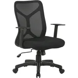 byLIVING Chefsessel Kunststoff Schwarz