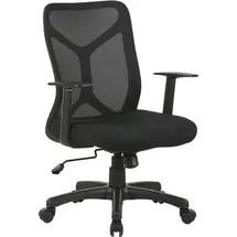 byLIVING Chefsessel Kunststoff Schwarz