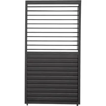 MIRADOR Schwenkbare Lamellenwand 1 Stück 1,13 x 2,35 m Anthrazit