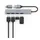 Hama USB-Hub 4 Ports grau