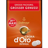 Dallmayr Crema d'Oro INTENSA Kaffeepads Arabicabohnen kräftig 28 Pads