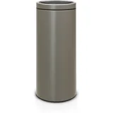 Brabantia Touch Bin Platinum 30l Edelstahl Grau