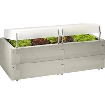 Juwel Timber 2in1 inkl. Thermohauben 130 x 60 x 51 cm grau