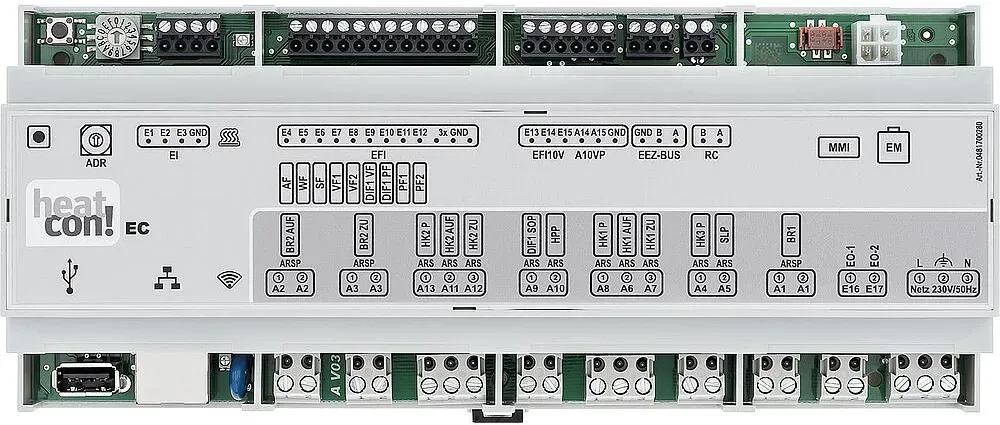 Heizungsregelung EBV heatcon EC 1321, Einbaugerät ohne Fühler
