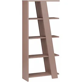 Forte Standregal 72 x 29,6 x 161 cm Rot