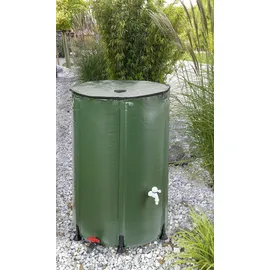 Garden Pleasure Regenwassertonne faltbar 750 L, mobiler Wassertank mit Zapfhahn, Regenfaß