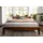 Massivmoebel24 Bett Akazie 200x200x90 honig lackiert OXFORD 224