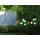 meineWunschleuchte 2er Set LED Solar Lichterkette Outdoor Lampions bunte Kugeln für Garten, 3 Meter