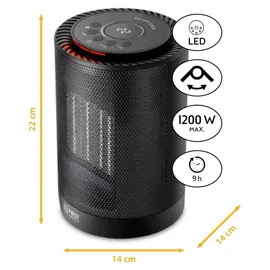 First Austria Heizlüfter 1200 W Schwarz