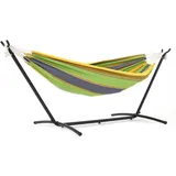 Tragbare Outdoor-campinghängematte Mit Gestell, Canvas-hängematte Für Camping, Strand Und Reisen, Tragkraft 200 Kg, Grün