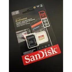 SanDisk Extreme microSDXC UHS-I Speicherkarte, 256 GB + Adapter