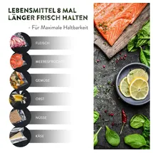 GustoVac Premium Vakuumbeutel, 100 Stk. 16x25cm Profi- Folienbeutel, Vakuumierbeutel für Vakuumierer, Kochfest - Sous Vide Gefrierbeutel, Lebensmittel Vakuumiergerät, Made in Germany, BPA-frei