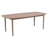 Dynamic-24 Aston Esstisch oval vorbereitet für Zusatzplatten