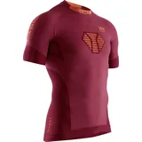 X-Bionic Regulator Kurzarm-baselayer - Namib Red / Kurkuma Orange - L