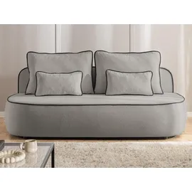 S-Style Kindersofa Vero 210 x 90 x 98 cm Buche/Birke grau schwarz